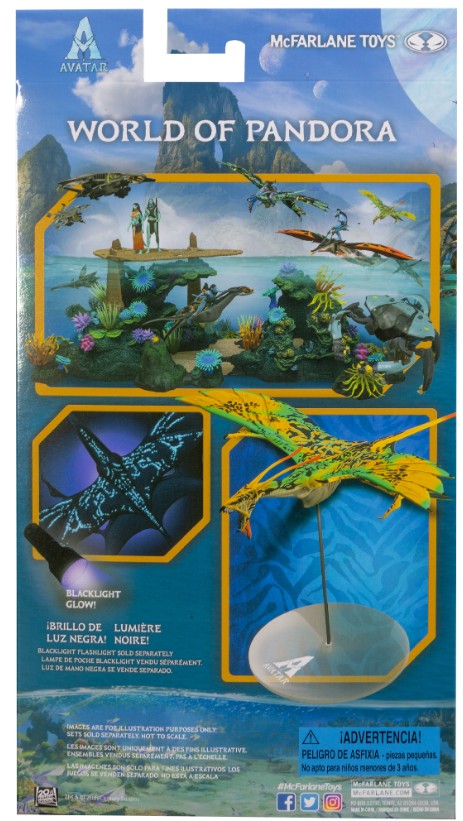 McFarlane Avatar World of Pandora Mountain Banshee Yellow Banshee - (Factory Sealed)