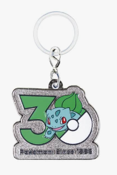 Pokémon 30th Anniversary Metal Gacha Charm – Bulbasaur (Japan Exclusive)