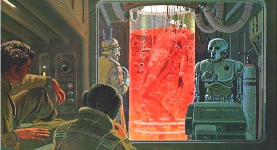 Original 1980 Star Wars Empire Strikes Back Ralph McQuarrie Concept Art Print Framed # 5