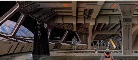 Original 1980 Star Wars Empire Strikes Back Ralph McQuarrie Concept Art Print Framed #14