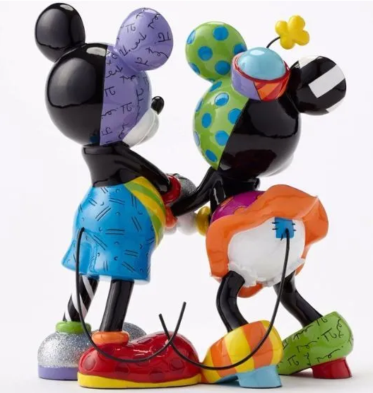 Disney by Britto Mickey & Minnie Limited Edition Figurine (4049689) Rare Retired