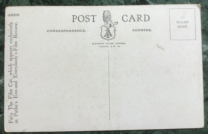 Vintage early 1900s Felix the Cat postcard