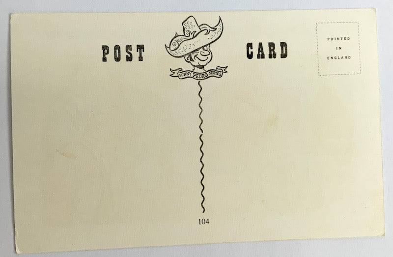 Vintage Comical Comic Series Postcard