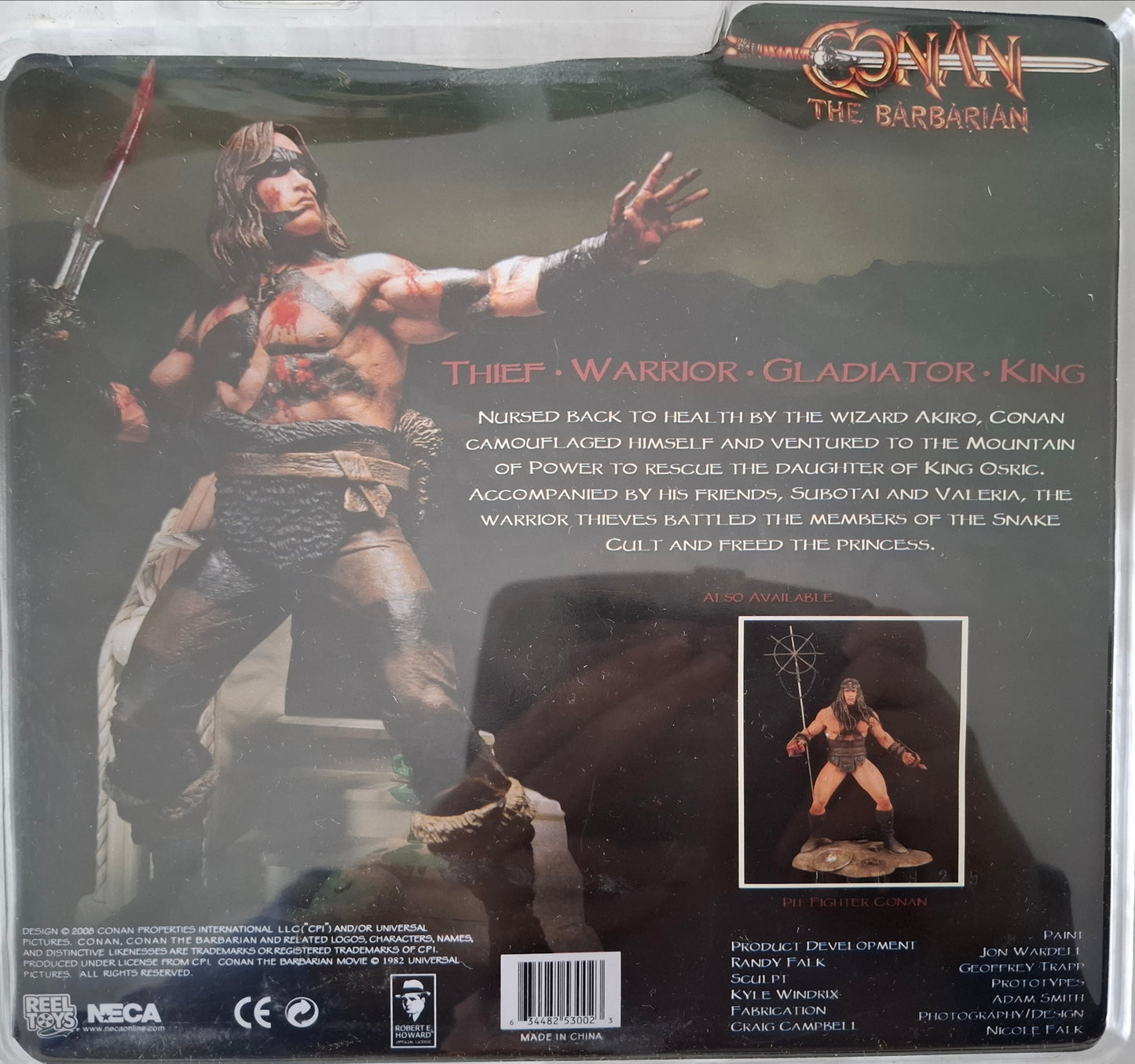 Conan the Barbarian: War Paint Conan Figure 2008 – Based on Robert E. Howard’s Character, Sealed