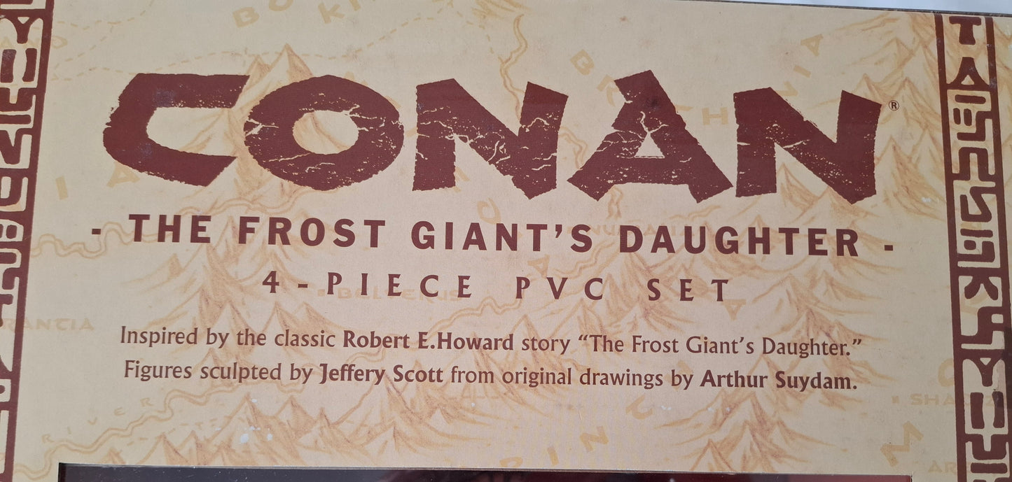 Conan The Frost Giant's Daughter Conan 7" PVC Diorama Dark Horse 2004 Sealed