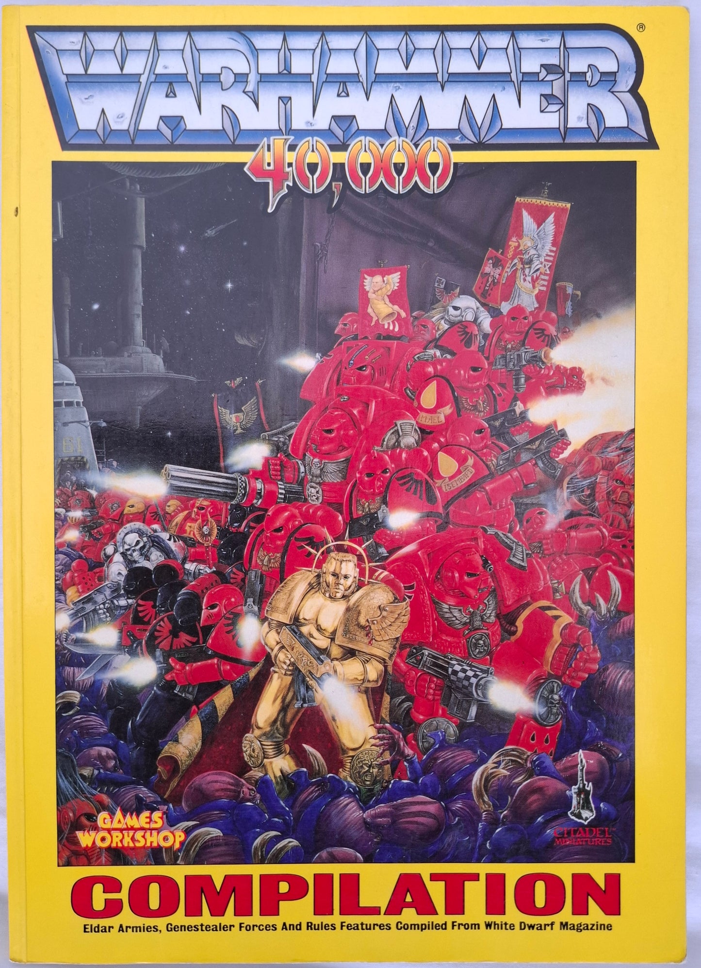 Warhammer 40,000 Compilation – Games Workshop Softcover Book (1991) Rare