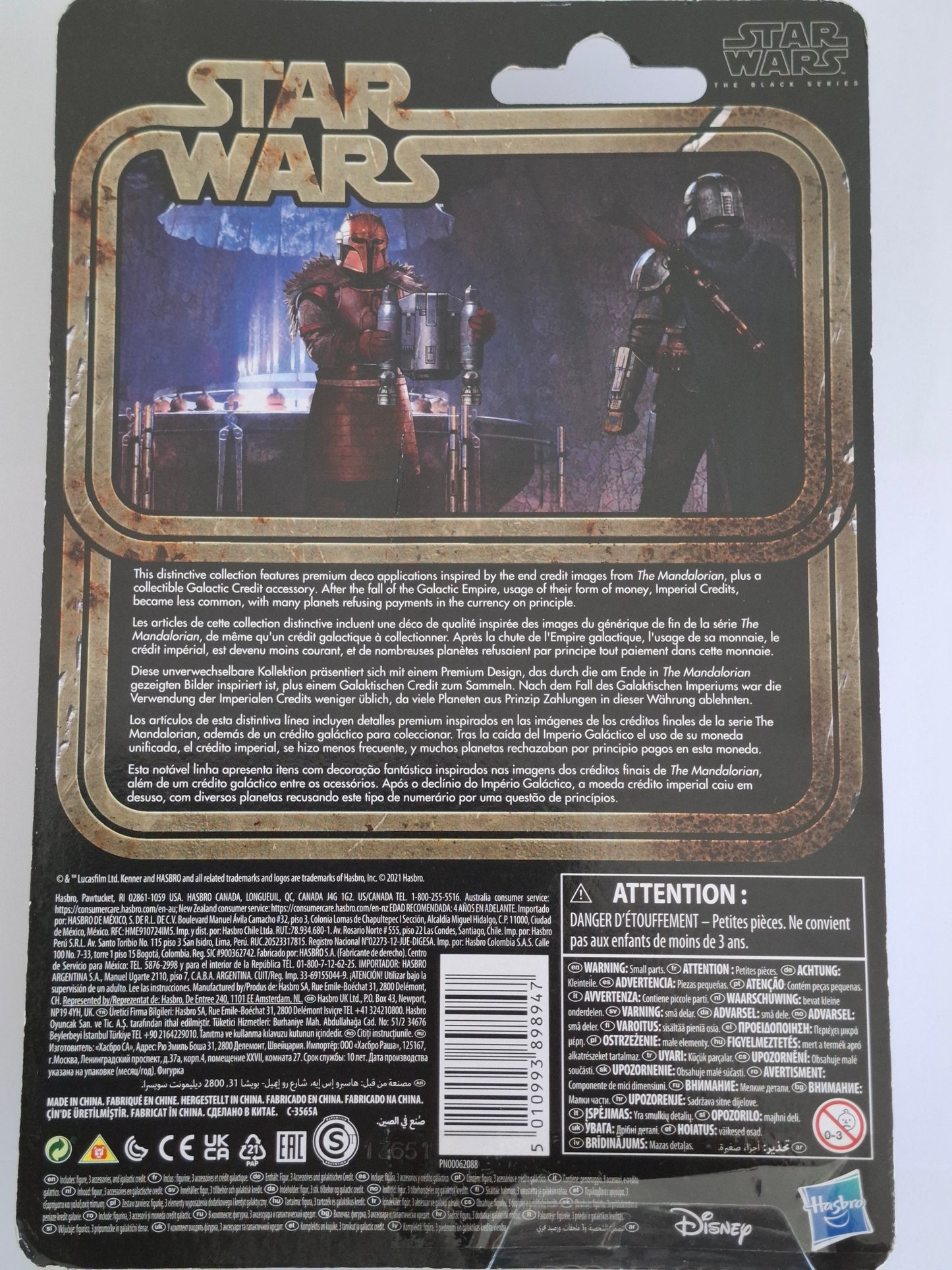 Star Wars Black Series Credit Collection The Armorer figure on card