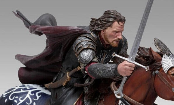 Weta The Lord of The Rings The Return of the King Aragon At the Black Gates Limited Edition Figure #1927/5000