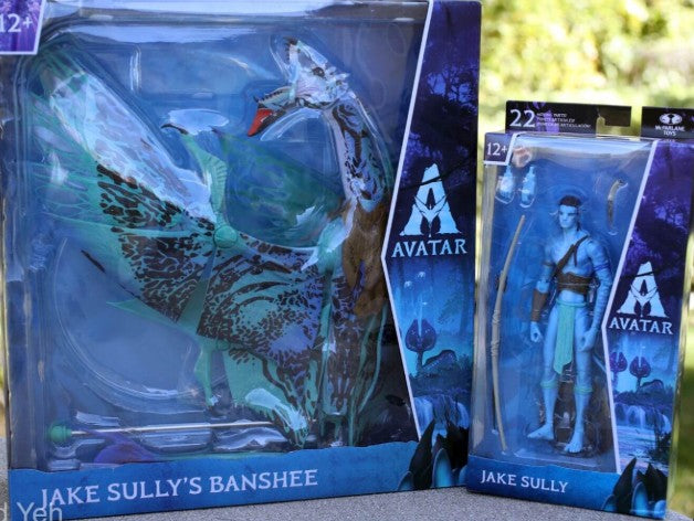 Avatar World of Pandora Jake Sully and his Banshee pair