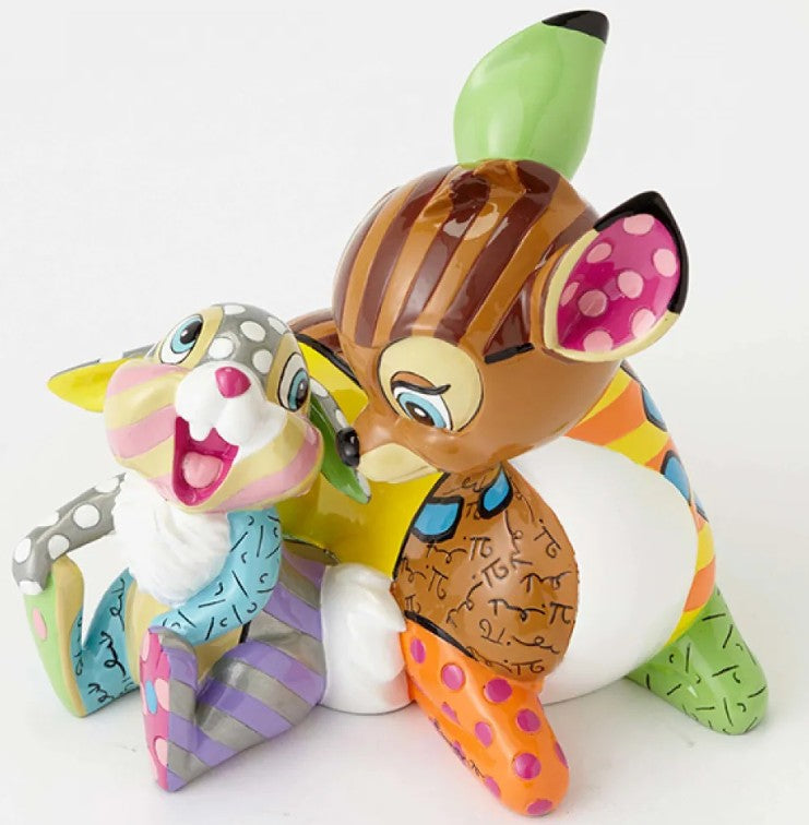 Disney by Britto Bambi &amp; Thumper 75th Anniversary Figurine (4055230) Retired