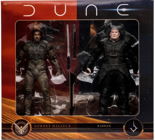 McFarlane Toys Dune: Part Two – Gurney Halleck & Rabban Action Figure 2‑Pack — Epic 7″ Scale 2-Pack (Factory Sealed Box)