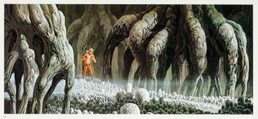 Original 1980 Star Wars Empire Strikes Back Ralph McQuarrie Concept Art Print Framed #17