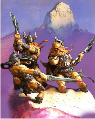 Frank Frazetta Snow Giants Limited Edition Statue – Dark Horse / ReelArt Studios – 2007