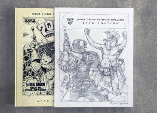 Handbound book Judge Dredd by Brian Bolland Apex Edition Limited Edition