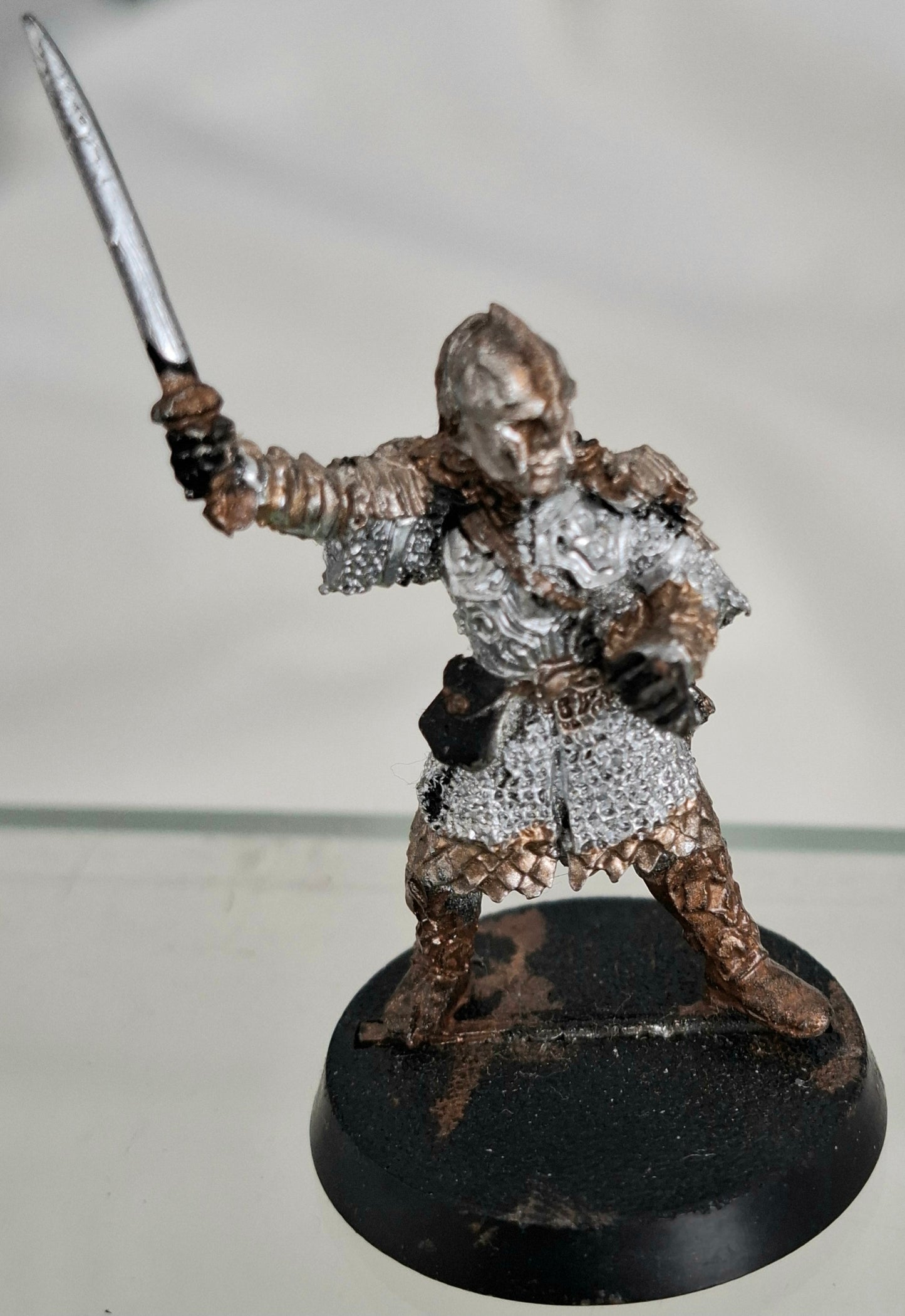 Games Workshop LOTR Éomer of Rohan Metal Miniature – c.2005 – Painted