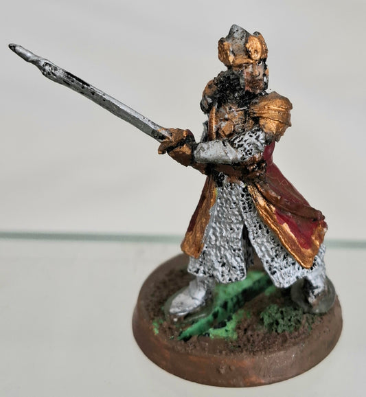 Games Workshop LOTR King Théoden Helm’s Deep Metal Miniature – 2002 – Painted