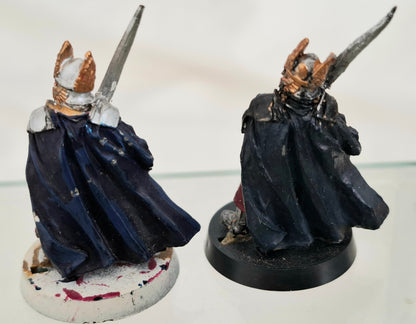Games Workshop LOTR Elendil High King x2 Metal Miniatures – 2002 – Painted