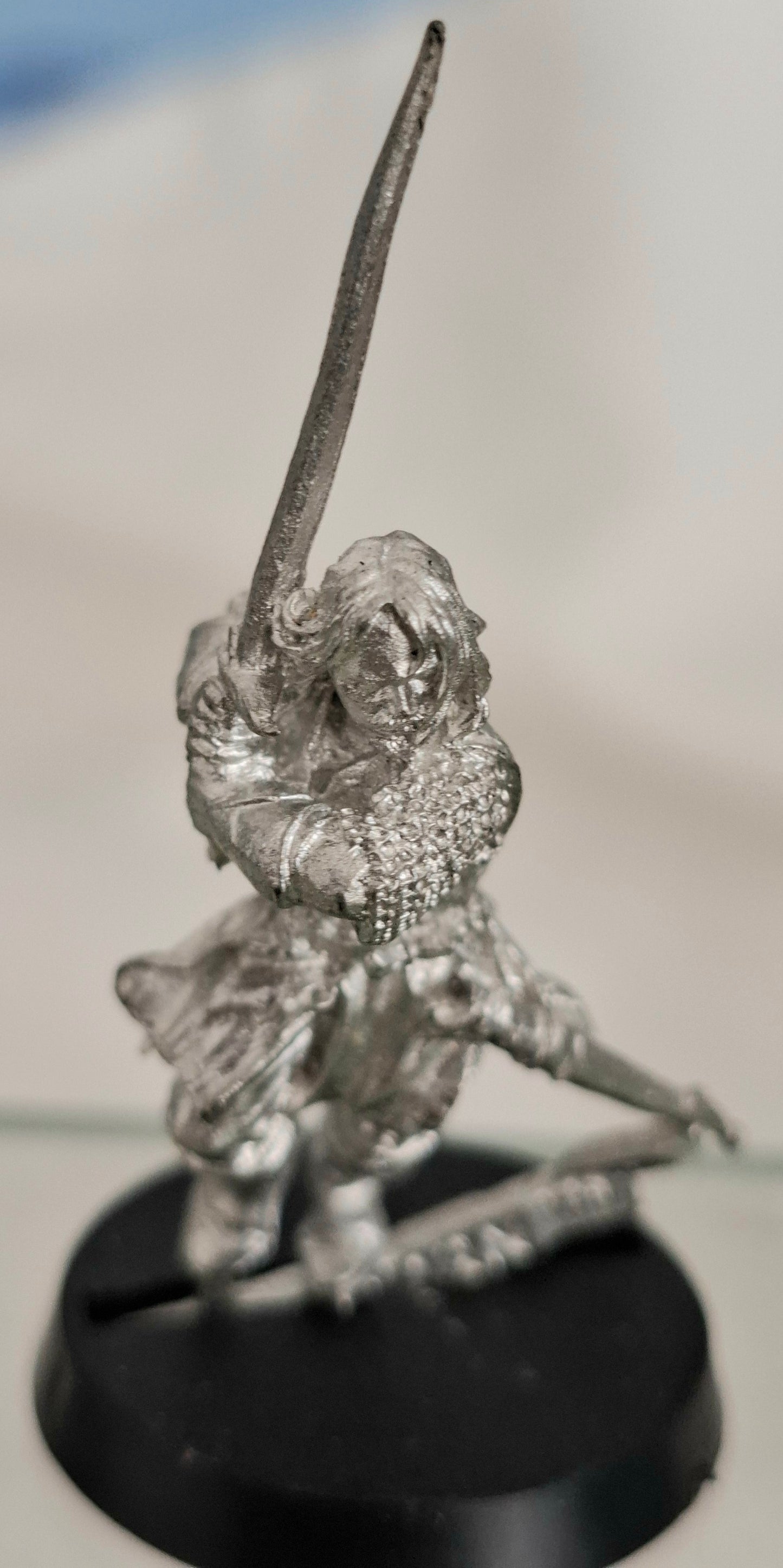 Games Workshop LOTR Aragorn Helm’s Deep Metal Miniature – 2002 – Unpainted