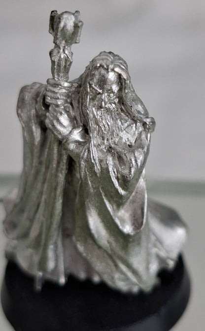 Games Workshop LOTR Saruman the White Metal Miniature – The Two Towers 2002 – Unpainted