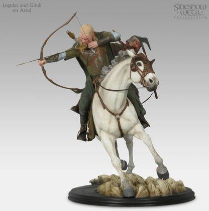 Weta Lord of the Rings The Two Towers Legolas & Gimli on Arod Statue Limited Edition 1865/5000