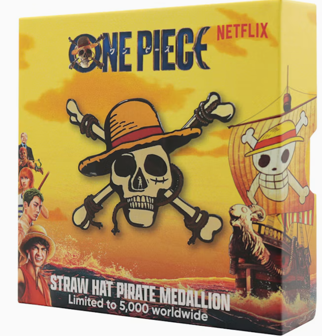 One Piece Limited Edition Enamel Medallion – Limited to 5,000 - factory sealed