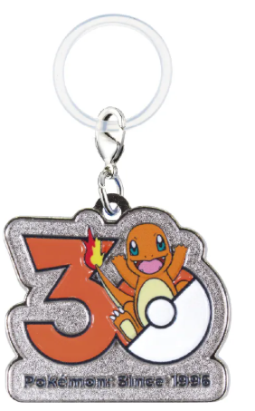 Pokémon 30th Anniversary Metal Gacha Charm – Charmander (Japan Exclusive)
