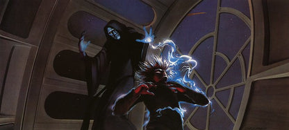 Original 1983 Star Wars Return of the Jedi Ralph McQuarrie Concept Art Print Framed #16