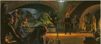 Original 1983 Star Wars Return of the Jedi Ralph McQuarrie Concept Art Print #3