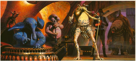 Original 1983 Star Wars Return of the Jedi Ralph McQuarrie Concept Art Print #4