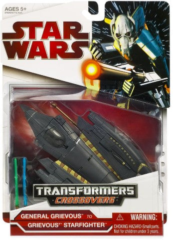 Star Wars Transformers Crossover – General Grievous to Grievous’ Starfighter (Hasbro, 2009, Mint)