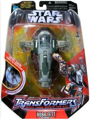 Star Wars Transformers Crossover – Boba Fett to Slave I (Hasbro, 2006, Mint)