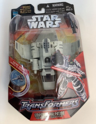 Star Wars Transformers Crossover – Emperor Palpatine to Imperial Shuttle (Hasbro, 2006)