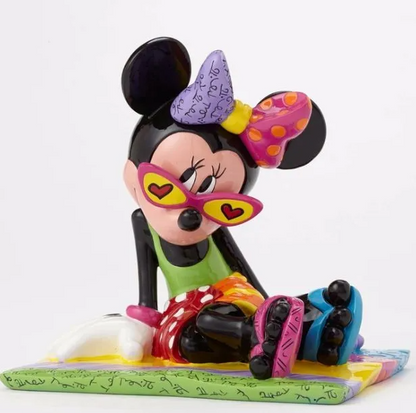 Disney by Britto Minnie Mouse on Beach Figurine (4052553) Rare Retried