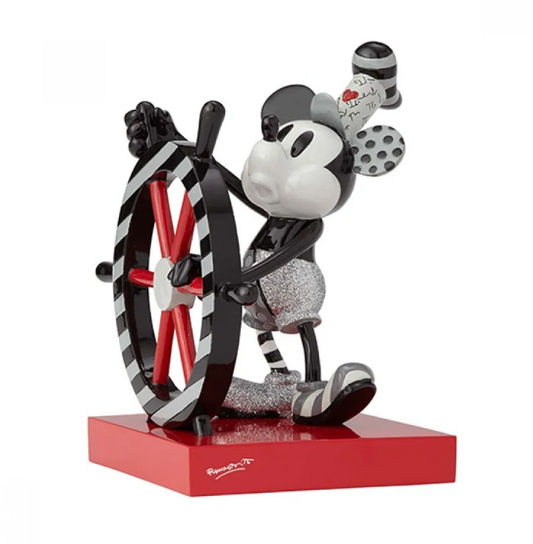 Disney by Britto Steamboat Willie Figurine (4059576) Rare Retired