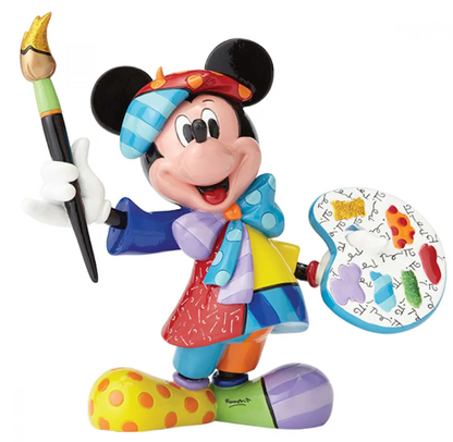 Disney by Britto Mickey the Painter Figurine (4055227) Rare Retired