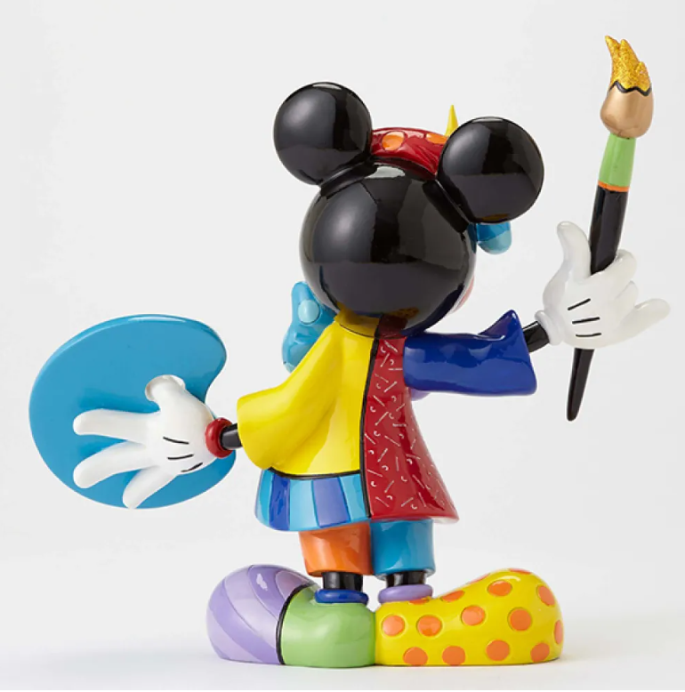 Disney by Britto Mickey the Painter Figurine (4055227) Rare Retired