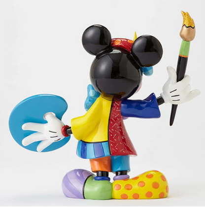 Disney by Britto Mickey the Painter Figurine (4055227) Rare Retired