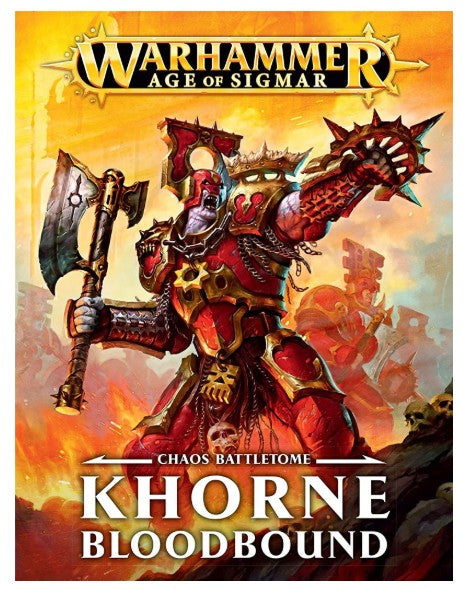 Warhammer Age of Sigmar: Chaos Battletome Khorne Bloodbound book 1st Edition 2015