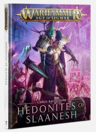Warhammer Age of Sigmar: Chaos Battletome – Hedonites of Slaanesh (2021 Hardcover) book