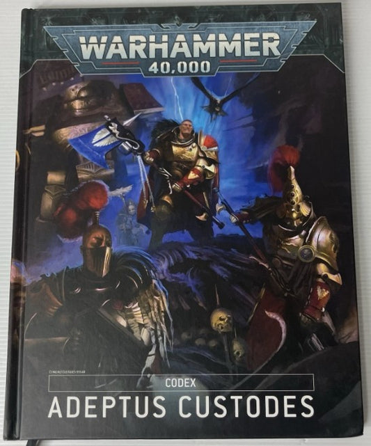 Warhammer 40,000 Codex: Adeptus Custodes (2021 Hardcover)
