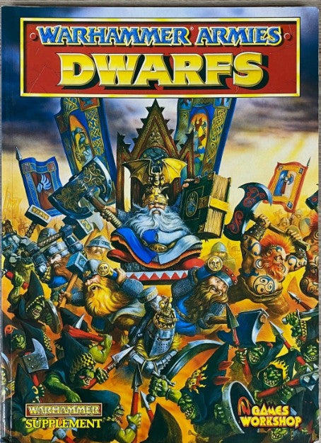 Warhammer Armies: Dwarfs Supplement Book (1996) – Softcover | Games Workshop