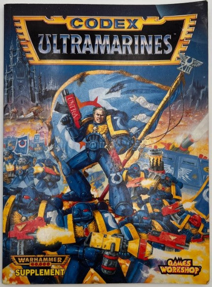 Warhammer 40,000 Codex: Ultramarines (2nd Edition, 1995) – Softcover | Games Workshop RARE