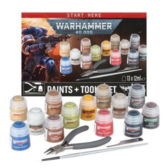 Warhammer 40,000 Paints + Tools Set