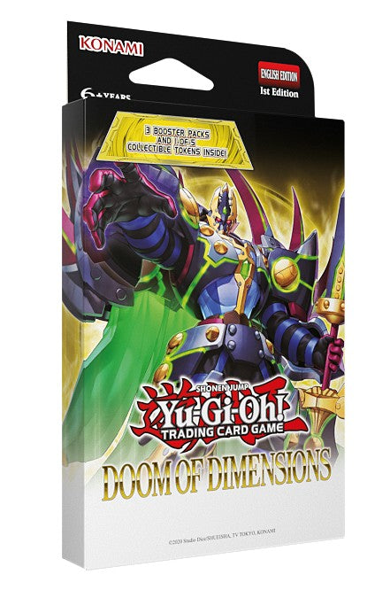 Yu-Gi-Oh! Doom of Dimensions 3-Pack Tuckbox