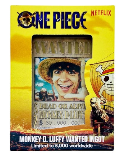 One Piece Limited Edition Wanted Poster Ingot