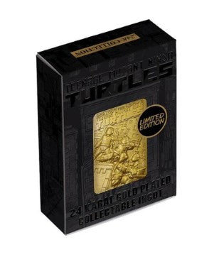 Teenage Mutant Ninja Turtles 24k Gold Limited Edition Plated Ingot