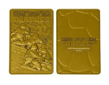 Teenage Mutant Ninja Turtles 24k Gold Limited Edition Plated Ingot