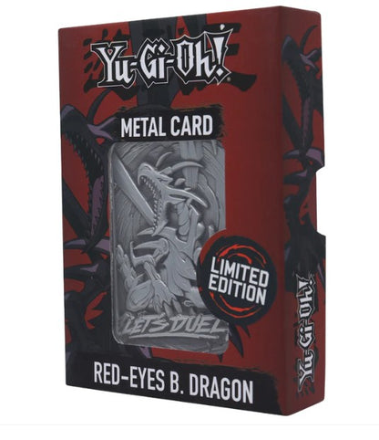 Yu-Gi-Oh! Limited Edition Red Eyes B. Dragon Metal Card