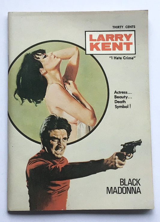 Larry Kent Black Madonna Australian Detective paperback book No715