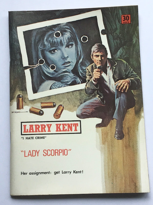 Larry Kent Lady Scorpio Australian Detective paperback book No719